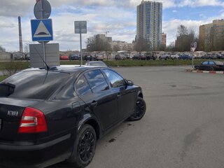 2008 Skoda Octavia II (A5), чёрный, 430000 рублей, вид 5