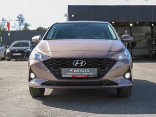 2020 Hyundai Solaris II Рестайлинг, коричневый, 1499000 рублей, вид 3