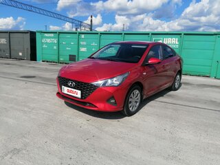 2022 Hyundai Solaris II Рестайлинг, красный, 1395000 рублей, вид 1