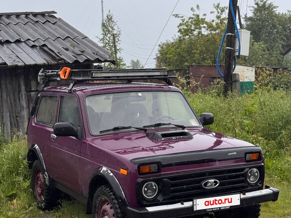 2001 Lada (ВАЗ) 2121 (4x4) I Рестайлинг, фиолетовый, 170000 рублей - вид 5