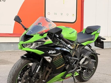 2020 Kawasaki ZX-6 Ninja, зелёный, 1193000 рублей, вид 1