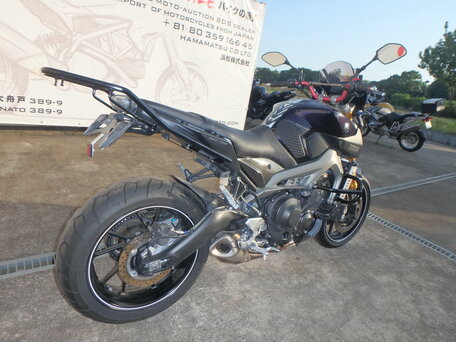 2014 Yamaha MT-09 (FZ-09), фиолетовый, 630000 рублей, вид 3