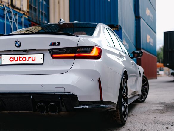2021 BMW M3 Competition Package VI (G80), белый, 6669836 рублей - вид 11
