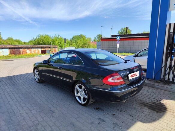 2004 Mercedes-Benz CLK-Класс 240 II (W209), синий, 750000 рублей - вид 7