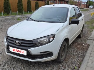 2019 Lada (ВАЗ) Granta I Рестайлинг, белый, 355000 рублей, вид 1