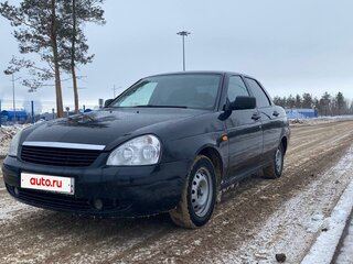 2008 Lada (ВАЗ) Priora I, чёрный, 230000 рублей, вид 2