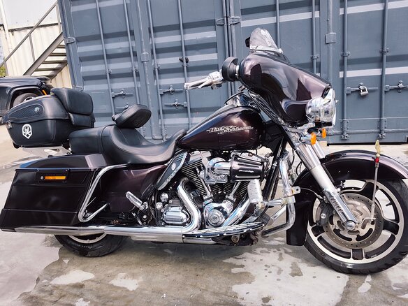 2011 Harley-Davidson Electra Glide, фиолетовый, 610000 рублей - вид 6