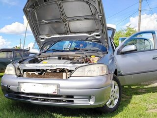 2002 Opel Astra G, серебристый, 205000 рублей, вид 3