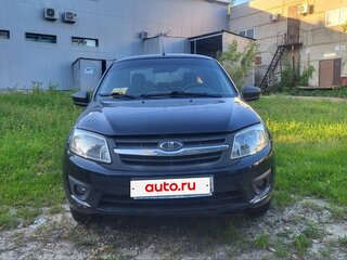 2016 Lada (ВАЗ) Granta I, чёрный, 430000 рублей, вид 2