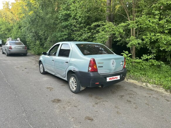 2006 Renault Logan I, зелёный - вид 3