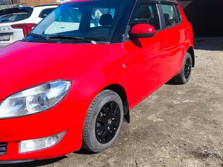 2012 Skoda Fabia II Рестайлинг, красный, 600000 рублей, вид 1