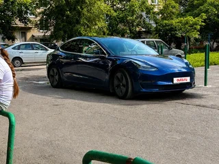 2019 Tesla Model 3 Long Range I, синий, 1700000 рублей, вид 2
