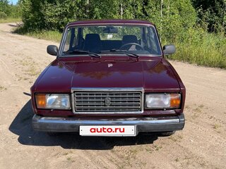 2007 Lada (ВАЗ) 2107, пурпурный, 245000 рублей, вид 2