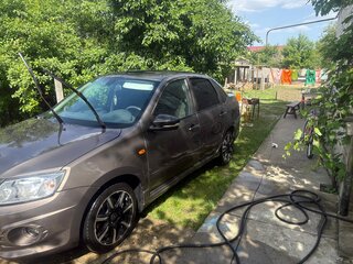 2014 Lada (ВАЗ) Granta Sport I, коричневый, 625000 рублей, вид 4