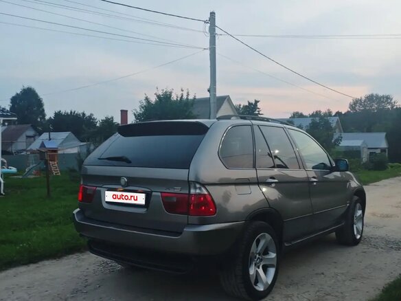2005 BMW X5 3.0d I (E53) Рестайлинг, серый - вид 4