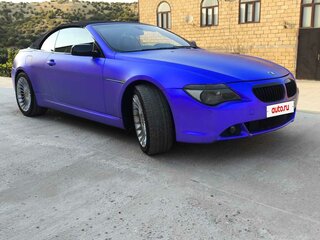 2004 BMW 6 серии 645i II (E63/E64), фиолетовый, 1300000 рублей, вид 5