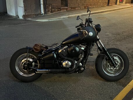 1997 Kawasaki VN400 Vulcan, чёрный, 320000 рублей, вид 1