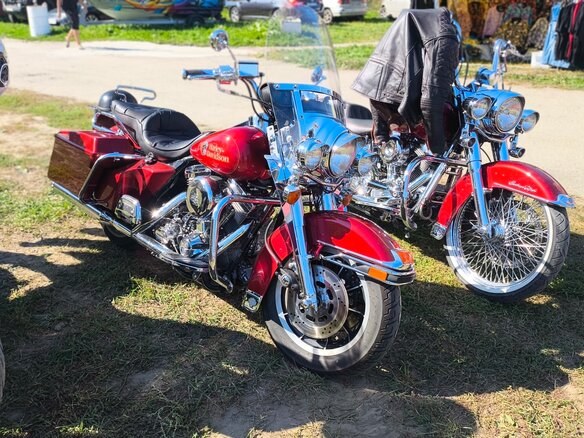 1991 Harley-Davidson Electra Glide, красный, 1200000 рублей - вид 35
