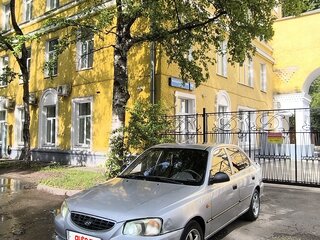 2006 Hyundai Accent ТагАЗ II, серебристый, 250000 рублей, вид 1