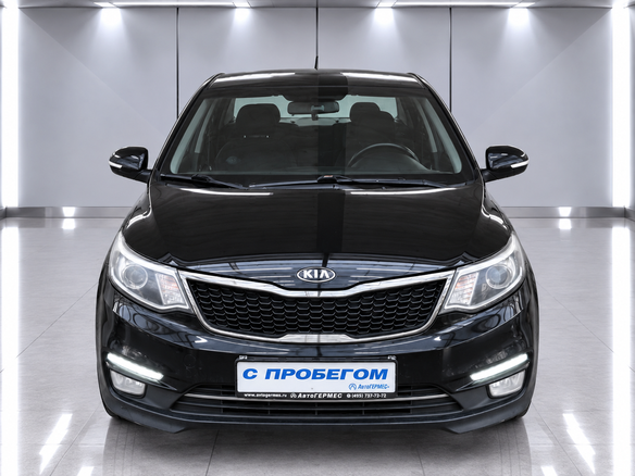2015 Kia Rio III Рестайлинг, чёрный, 1075000 рублей - вид 1