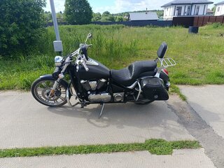 2007 Kawasaki VN900 Vulcan, чёрный, 530000 рублей, вид 4