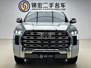 2023 Toyota Tundra Double Cab III, серебристый, 8900000 рублей, вид 3