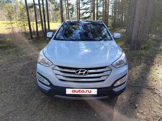 2013 Hyundai Santa Fe III, голубой, 1350000 рублей, вид 3