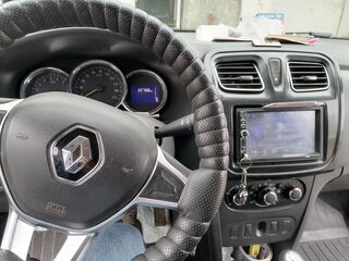 2018 Renault Logan II Рестайлинг, синий, 950000 рублей, вид 3