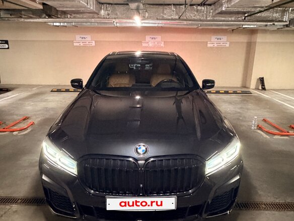 2021 BMW 7 серии Long 730Ld xDrive VI (G11/G12) Рестайлинг, чёрный, 7100000 рублей - вид 2
