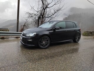 2012 Volkswagen Golf R VI, чёрный, 1980000 рублей, вид 2