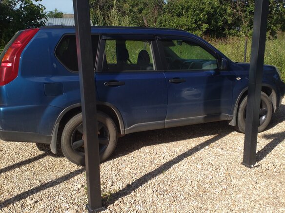 2008 Nissan X-Trail II, синий - вид 6