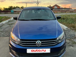 2018 Volkswagen Polo V Рестайлинг, синий, 580000 рублей, вид 1