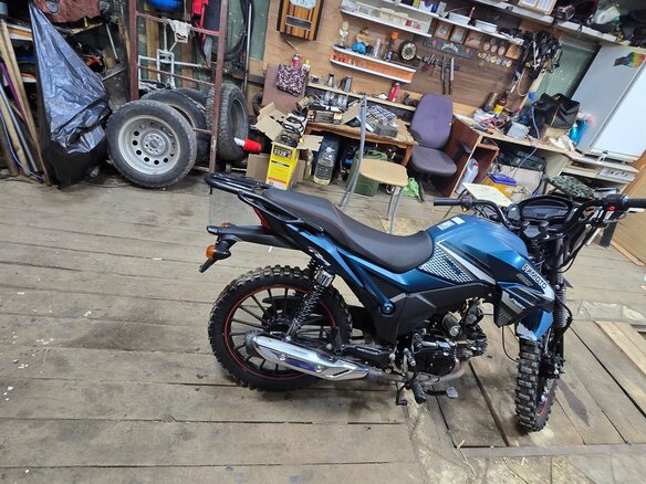 2024 FX moto Runner, голубой - вид 16