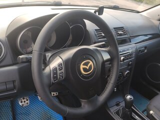2007 Mazda 3 I (BK) Рестайлинг, синий, 490000 рублей, вид 5