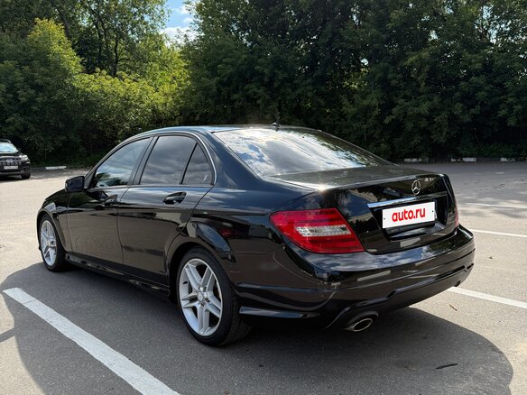 2012 Mercedes-Benz C-Класс 180 III (W204) Рестайлинг, чёрный - вид 5
