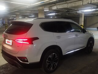 2019 Hyundai Santa Fe IV, белый, 3200000 рублей, вид 3