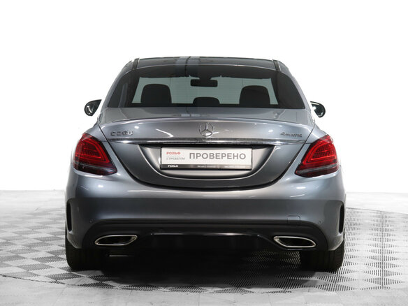 2019 Mercedes-Benz C-Класс 200 IV (W205) Рестайлинг, серый, 3650000 рублей - вид 5