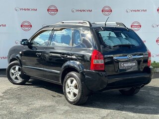2007 Hyundai Tucson I, чёрный, 599000 рублей, вид 3