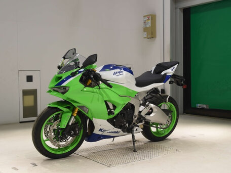 2024 Kawasaki ZX-6 Ninja, зелёный, 1250000 рублей, вид 4