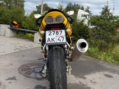 2001 Kawasaki ZX-6R Ninja, жёлтый, 350000 рублей, вид 4