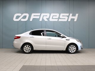 2014 Kia Rio III, серебристый, 1060000 рублей, вид 5