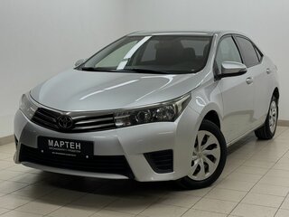 2013 Toyota Corolla XI (E160, E170, E180), серебристый, 1398000 рублей, вид 1