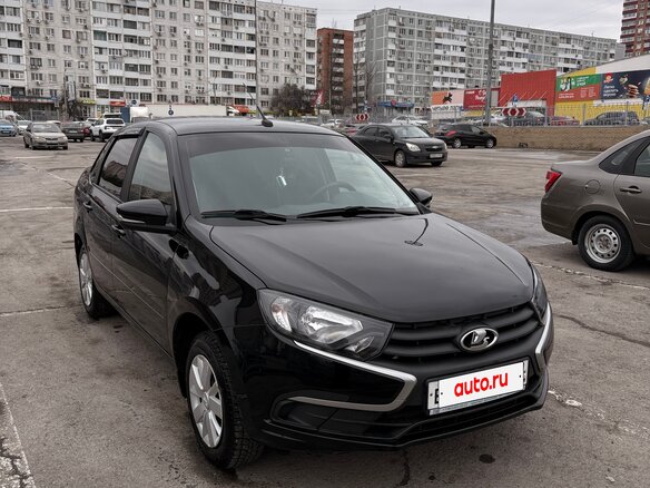 2023 Lada (ВАЗ) Granta I Рестайлинг, чёрный, 900000 рублей - вид 2