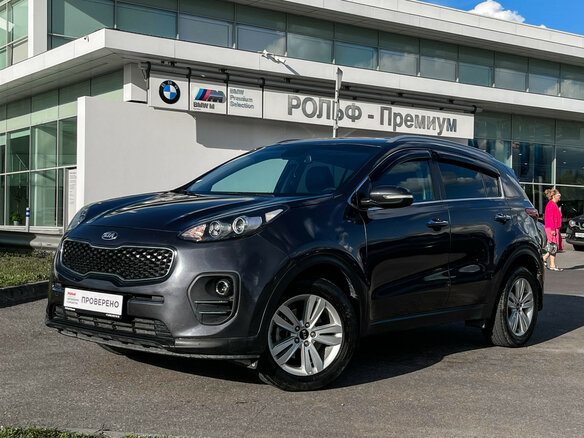 2017 Kia Sportage IV, серый