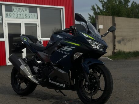 2022 Kawasaki Ninja 400, синий, 750000 рублей, вид 2