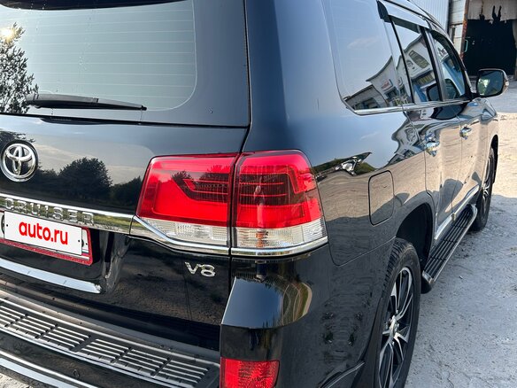 2015 Toyota Land Cruiser 200 Series Рестайлинг 2, чёрный - вид 7
