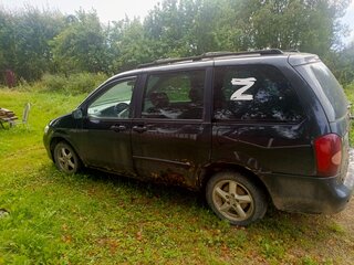 2003 Mazda MPV II (LW), чёрный, 250000 рублей, вид 3