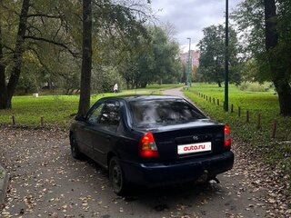 2008 Hyundai Accent ТагАЗ II, синий, 135000 рублей, вид 2