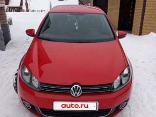 2011 Volkswagen Golf VI, красный, 680000 рублей, вид 3
