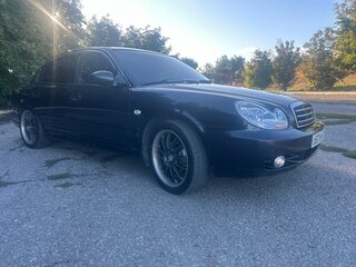 2007 Hyundai Sonata ТагАЗ IV (EF) Рестайлинг, чёрный, 650000 рублей, вид 3